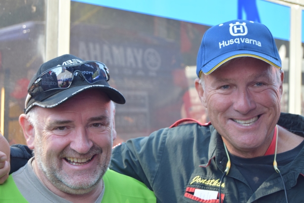 Rob Kinsey and old friend Jonathon Beasley, promoter of the epic 2007 MXoN at Budds Creek, USA.