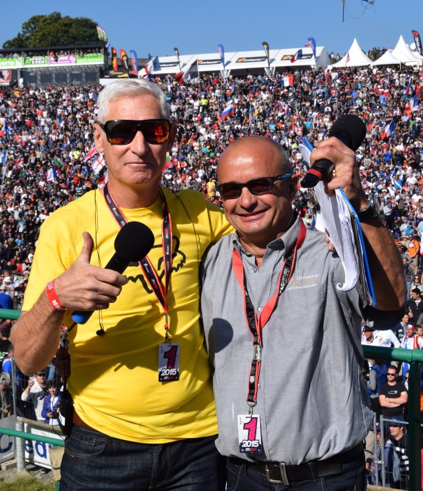 Announcer's Roger Warrn and Francois Manginon did a great job whipping the crowd into a frenzy.